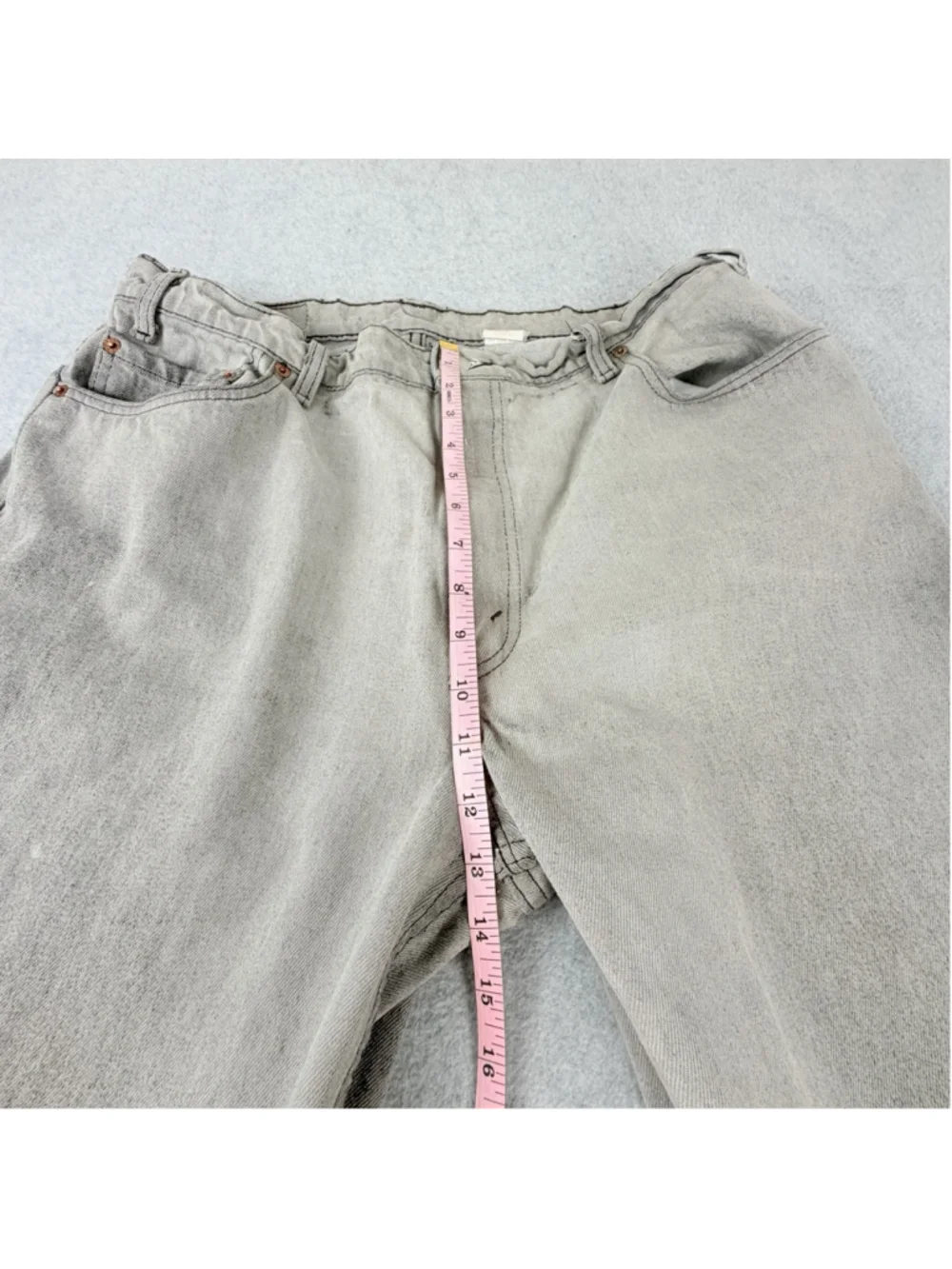 LEVI’S 560 VINTAGE 90s Jeans W40 L32 Faded Black LOOSE FIT TAPERED Distressed
